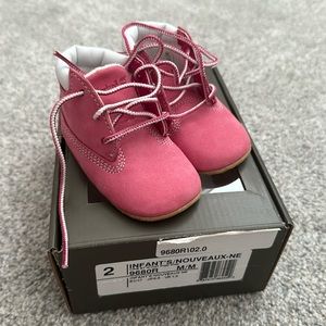 NIB Pink Baby Timberland Boots